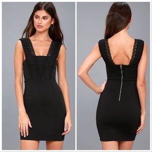 Lulus Filled with Love Bodycon Lace Dress